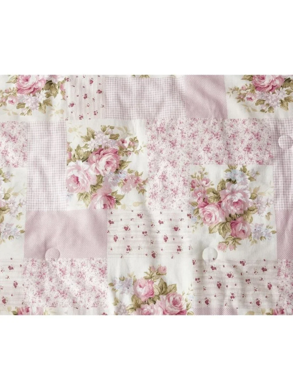 Floral Twin Comforter Set - Reversible Washed Cotton Bedding, Lightweight